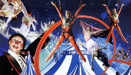 光と音の幻想のステージ ポップサーカス滋賀公演