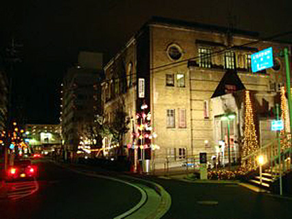 浜大津が幻想的に「春待ち灯り」