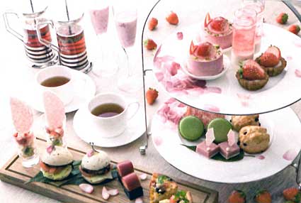 春の訪れを楽しむアフタヌーンティー