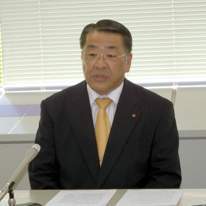 野洲市長選 栢木氏が出馬表明