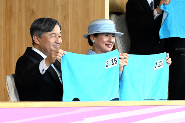 第79回国スポ開会式 両陛下、7年ぶりの湖国