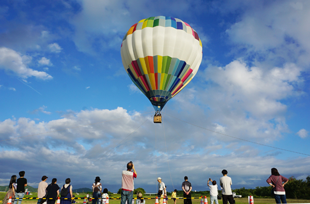 夏空から雄大なパノラマ