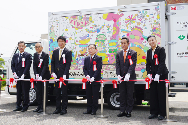 トヨタモビリティ滋賀から子ども食堂へキッチンカー１台を寄贈