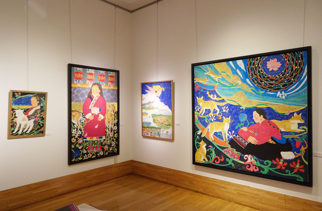 竹内淳子展 ある日チベットで るーぶる愛知川