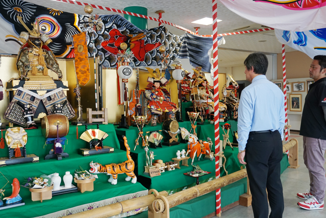 竜王の五月人形展