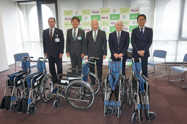 幸せに暮らせる社会めざし Ｐ.Ｐ.Ｐ.滋賀が寄贈