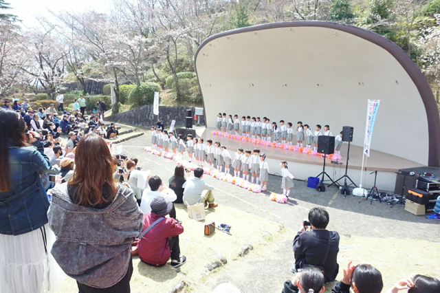 延命公園でさくらはるまつり