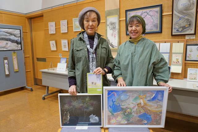 永源寺ゆかりの姉妹親子三人展「華展2025」開催中