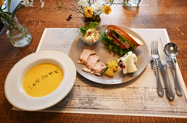 ヴォーリズゆかりの再現料理 喫茶室「メレルの庭」プレオープン