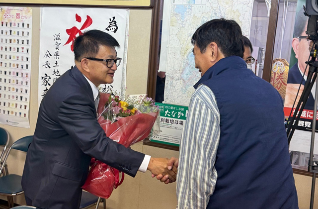 小寺氏「身の引き締まる思い」衆院選　近畿比例で3期目当選