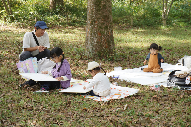 河辺いきものの森 親子ふれあい写生大会