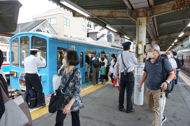 近江鉄道「ガチャフェス」沿線各地でにぎわい