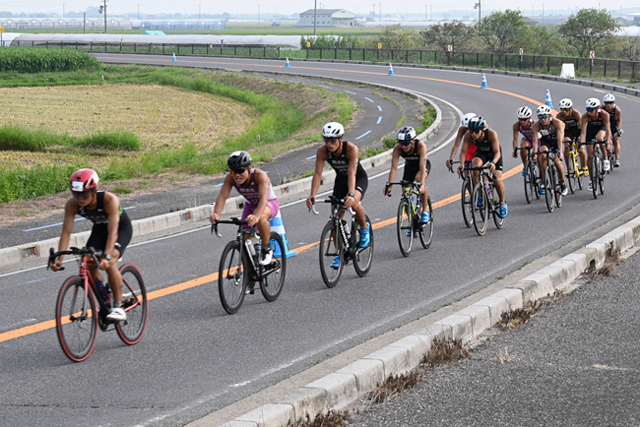 近江八幡でリハーサル大会 びわ湖トライアスロン