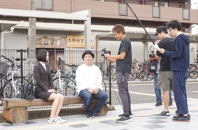 太郎坊宮前駅で初日撮影 映画ガチャコン3！ヒーロー編