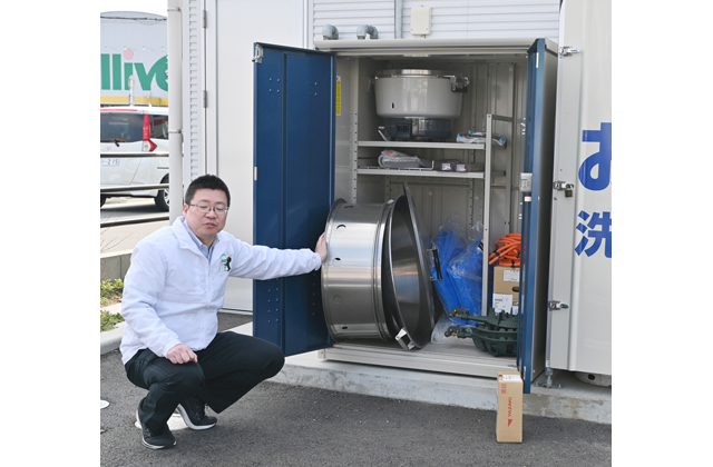 災害対応型コインランドリー 煮炊きやスマホ充電など提供