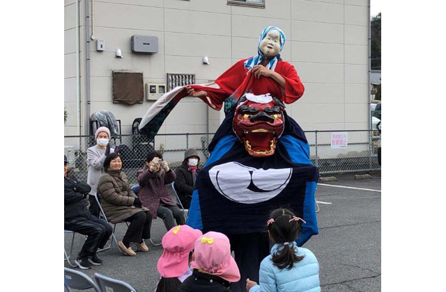 新春の知らせ 私のまちに獅子舞