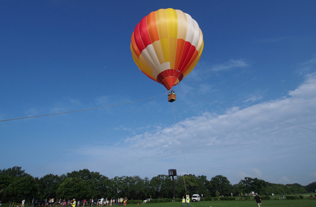 湖畔で熱気球体験、参加募る