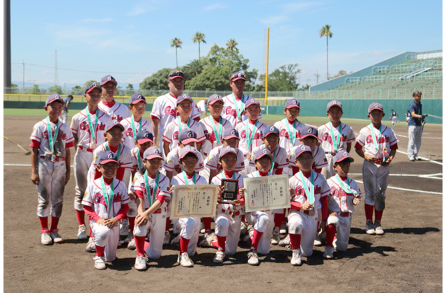 阿波おどりカップ全国学童軟式野球大会　惜しくも全国3位