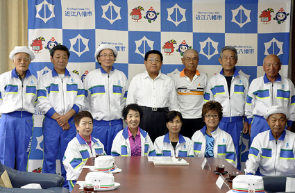 近江八幡市から13選手出場