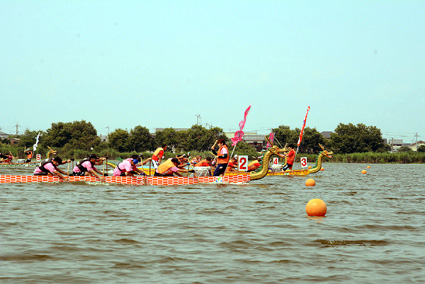 第12回ドラゴンカヌー大会 東近江市の暑い夏の戦い