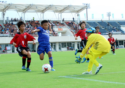 少年少女サッカー「第3回ＪＣカップ」グッドルーザー精神で