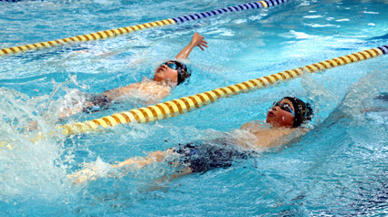 東近江市選手権水泳競技大会　大会新記録16個や自己ベスト