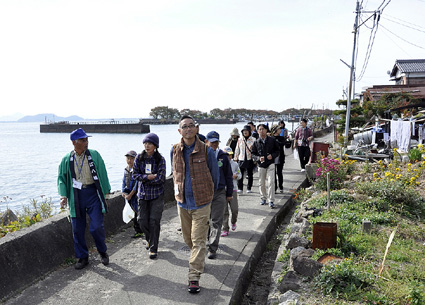 沖島ファンクラブ「もんて」初イベント