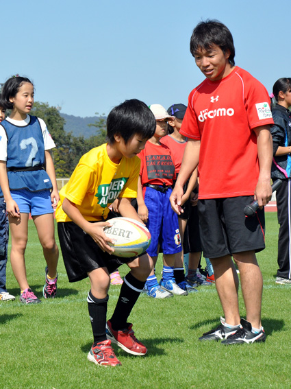 プロの指導に感激