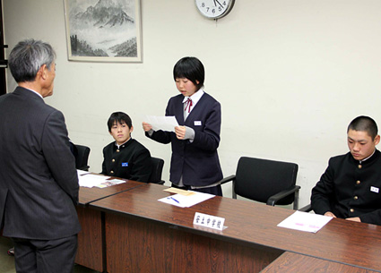 南相馬市のマラソン大会へ近江八幡市から選手派遣