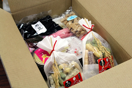 お歳暮に今年も好評「蒲生ふるさとＢＯＸ」