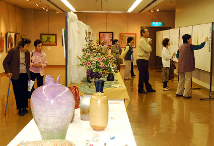 第88回近江八幡市民文化祭 丹精の力作約230点展示