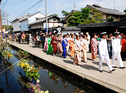 三重県の見所紹介や震災地支援も ぶらっと五個荘まちあるき