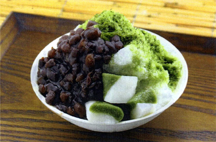 石山寺名物「石餅かき氷」