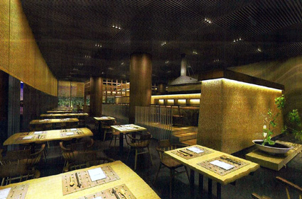 琵琶湖ホテル ライブ感ある和食スペース