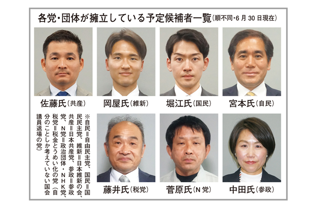 参院選きょう公示 滋賀県選挙区でも論戦始まる