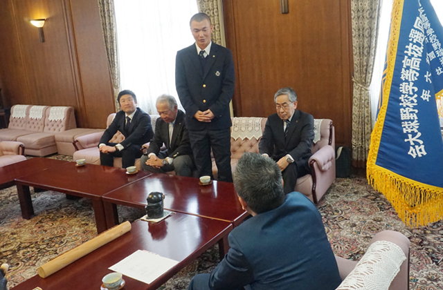 近江ブルーの躍動に期待 近江高校野球部春のセンバツに出場