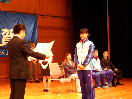 リオ五輪出場の県ゆかり選手表彰
