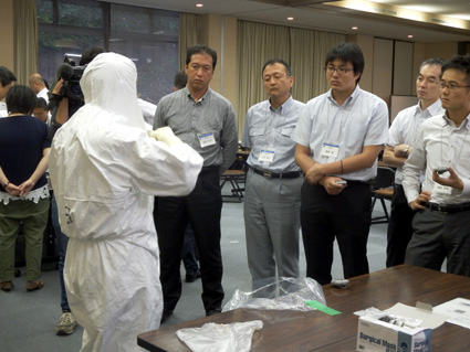 原子力災害で住民避難を支援　バス会社運転手対象に講習