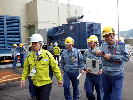 福井県の関電・高浜原発へ 三日月知事、就任後初の原発視察