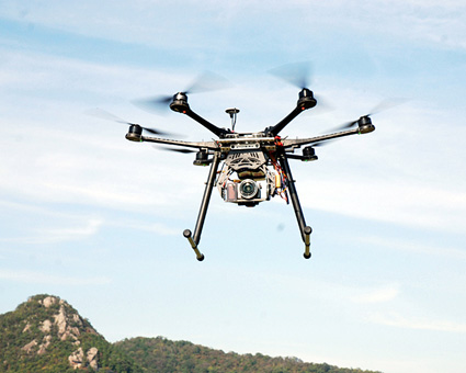 空からの記念写真いかが？運動会などで人文字