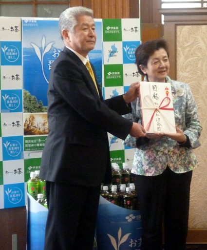 琵琶湖保全に！売り上げ一部寄付