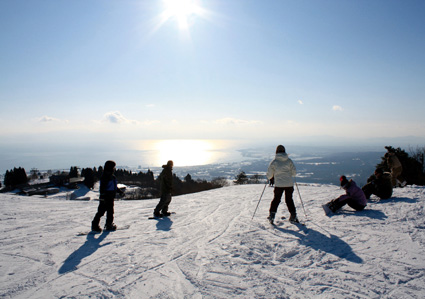 箱館山スキー場など３スキー場 スタンプラリーキャンペーン実施