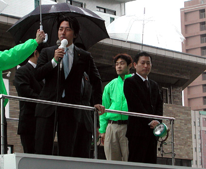 参院選 小泉進次郎氏、演説会で応援