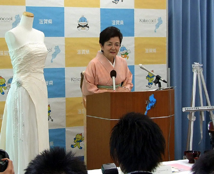 嘉田知事 未来代表辞任を表明