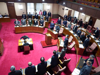 流域治水　県が原案撤回、修正案提出