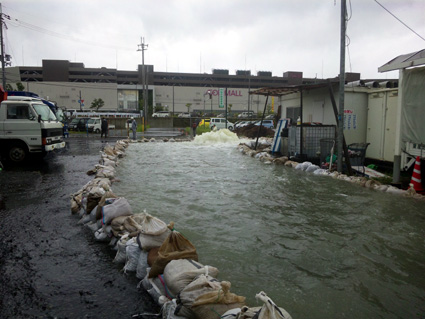 台風18号 浸水被害再発防止対策費の整備へ