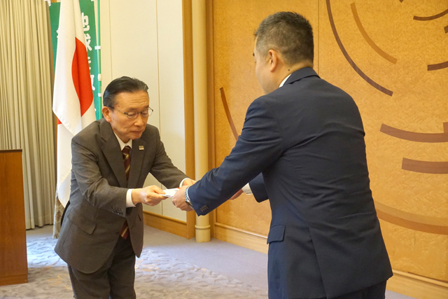 全県的な緑化推進の一助に