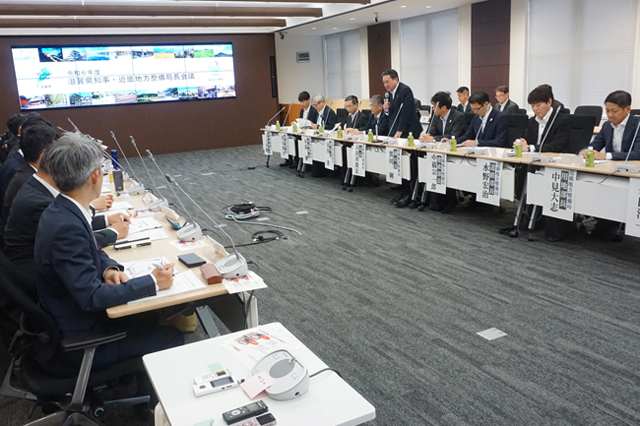 今年度河川・道路事業について県と近畿地方整備局が意見交換