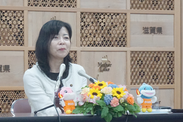 岸本織江副知事が着任 経験を県政に生かす