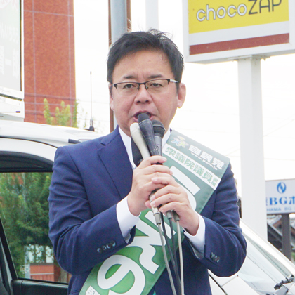 衆院選滋賀2区　与野党三つどもえの選挙戦